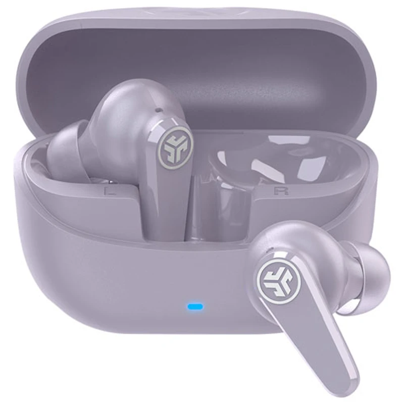 Écouteurs boutons 100 % sans fil à suppression du bruit Go Pop de JLab - Lilas