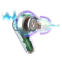 Écouteurs boutons 100 % sans fil à suppression du bruit Go Pop de JLab - Lilas