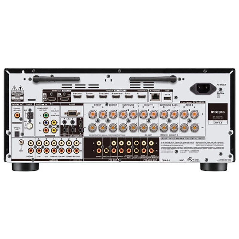 Integra DRX5.4 9.2 Channel 4K Ultra HD Network AV Receiver - Exclusive Retail Partner