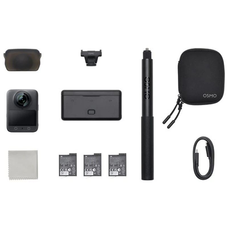 Caméra d'action 8K Osmo 360 Adventure Combo de DJI