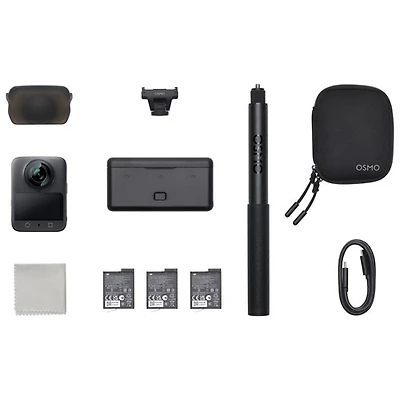 Caméra d'action 8K Osmo 360 Adventure Combo de DJI