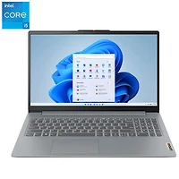Portable 15,6 po IdeaPad Slim 3i de Lenovo - Gris arctique (Core i5-1335U d'Intel/RAM 16 Go/SSD 512 Go/Windows 11)