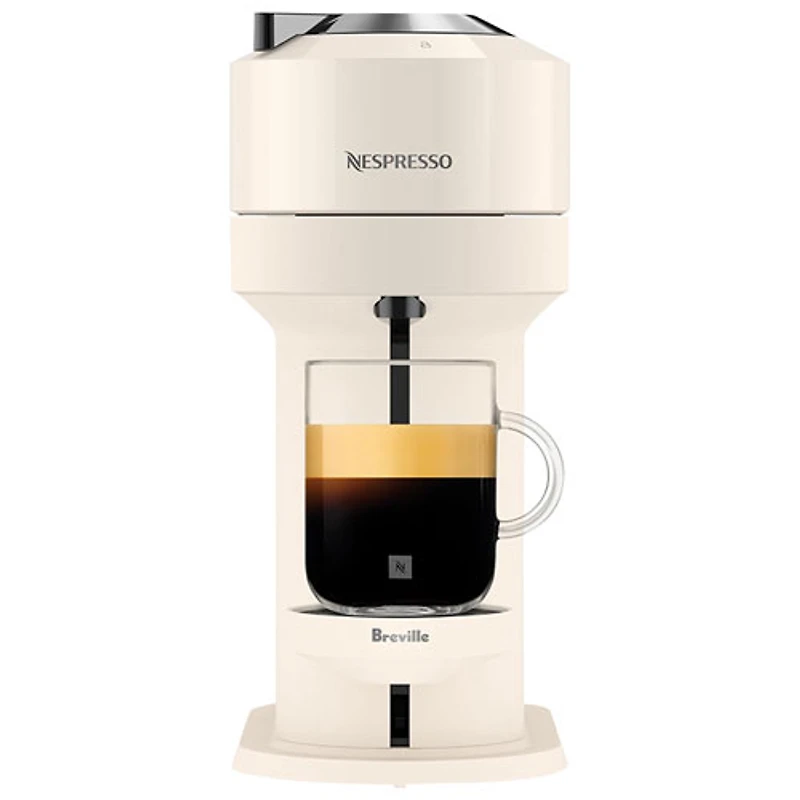 Machine à espresso à dosettes Vertuo Next de Nespresso - Blanc crémeux
