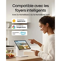 Caméra de surveillance sans fil d'extérieur 2K eufyCam E40 d'eufy (ensemble de 2) avec station HomeBase