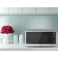 Panasonic 1.6 Cu. Ft. Microwave with Inverter & Genius Sensor (NNST77LSC) - Stainless Steel/Black