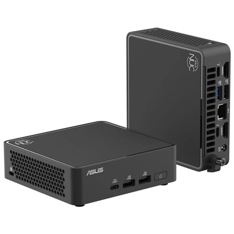 Mini-PC de bureau NUC 15 Pro d'ASUS (Core 5 210H d'Intel/SSD NVMe 512 Go/RAM 16 Go/Windows 11)