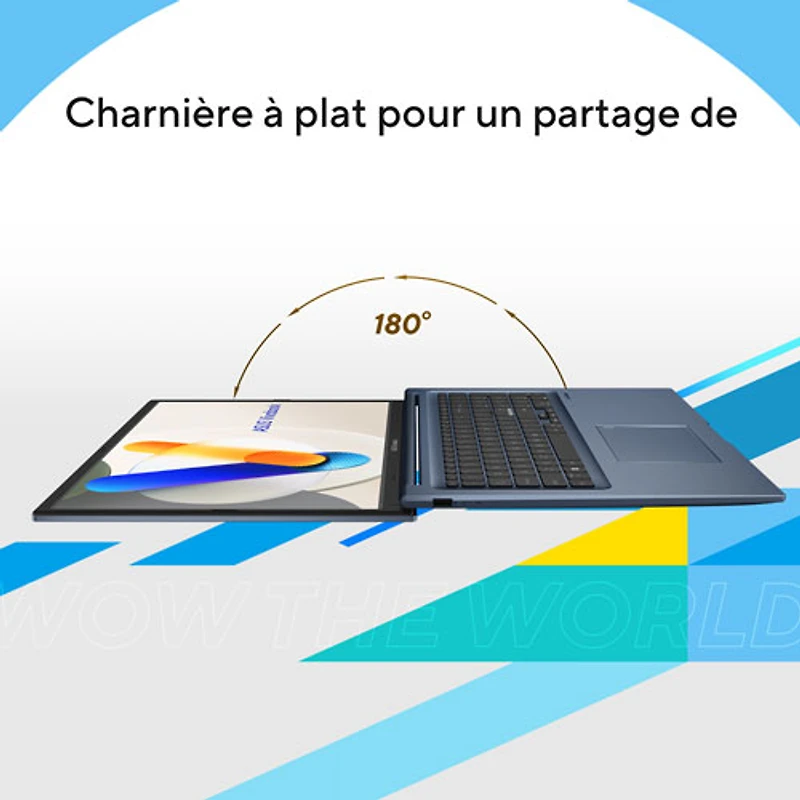 ASUS VivoBook 17.3" Laptop - Quiet Blue (Intel Core 5 120U/16GB RAM/1TB SSD/Windows 11)