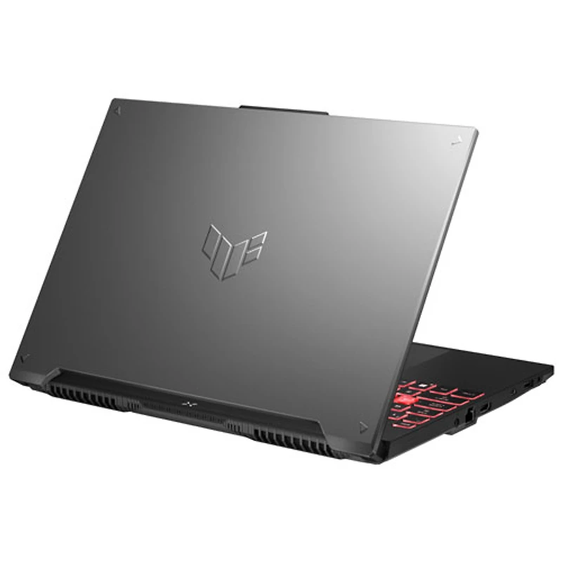 Portable de jeu de 16 po TUF Gaming F16 d'ASUS - Gris mecha (Ryzen 7 7445HS d'AMD/RAM 16 Go/SSD 512 Go/RTX 4050)