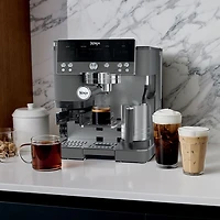 Ninja Luxe Café Premier Espresso Machine with Frother & Coffee Grinder - Gunmetal - Only at Best Buy
