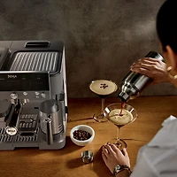 Ninja Luxe Café Premier Espresso Machine with Frother & Coffee Grinder - Gunmetal - Only at Best Buy