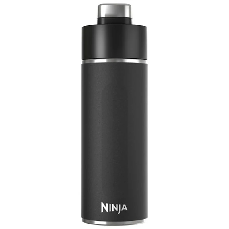 Bouteille de voyage pour boissons gazeuses 709 ml (24 oz) Ninja Thirsti - Noir