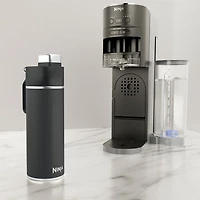 Bouteille de voyage pour boissons gazeuses 709 ml (24 oz) Ninja Thirsti - Noir