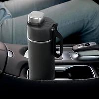 Bouteille de voyage pour boissons gazeuses 709 ml (24 oz) Ninja Thirsti - Noir