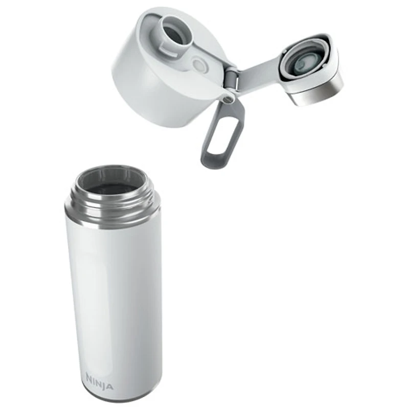Ninja Thirsti 709ml (24 oz.) Carbonated Drink Travel Bottle - White