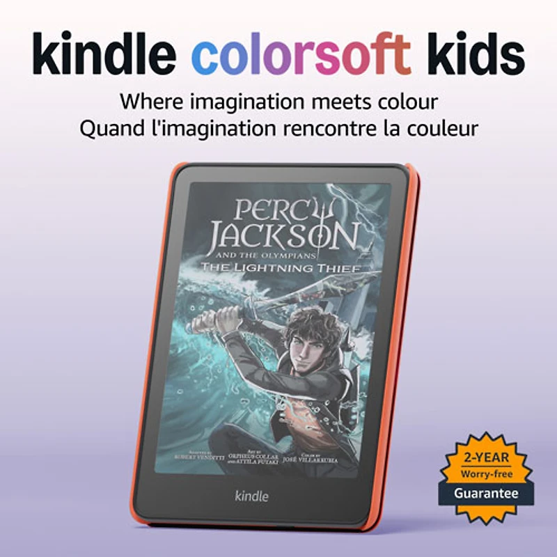Liseuse numérique à écran tactile 16 Go Kindle Colorsoft pour enfants d'Amazon (B0DZ997SLS) - Lecture à la lumière des étoiles