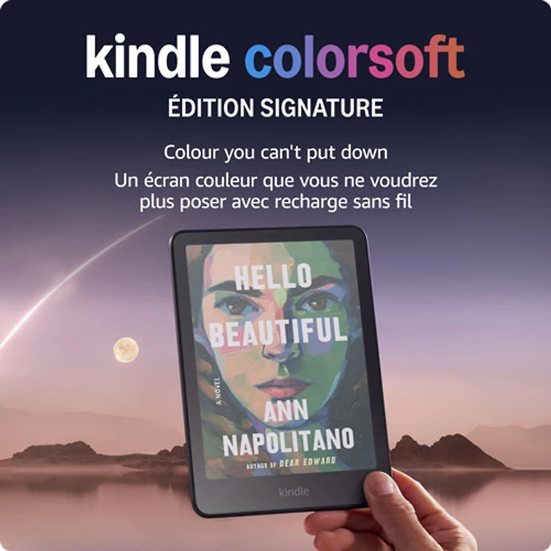 Amazon Kindle Colorsoft Signature Edition 32GB 7" Digital eReader with Touchscreen (B0CX8YKQ2H) - Black