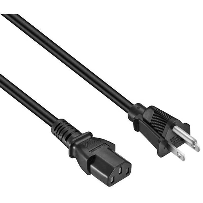 Insignia 3.05m (10ft.) AC Power Cable (NS-PC2P10B-C) - Only at Best Buy