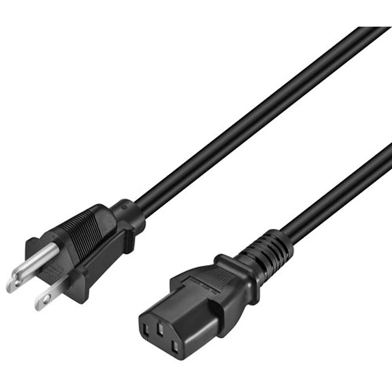 Insignia 3.05m (10ft.) AC Power Cable (NS-PC2P10B-C) - Only at Best Buy