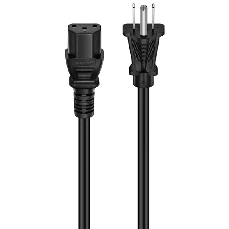 Insignia 3.05m (10ft.) AC Power Cable (NS-PC2P10B-C) - Only at Best Buy