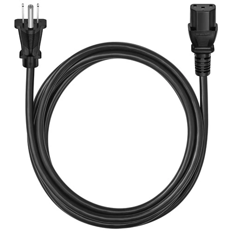 Insignia 3.05m (10ft.) AC Power Cable (NS-PC2P10B-C) - Only at Best Buy