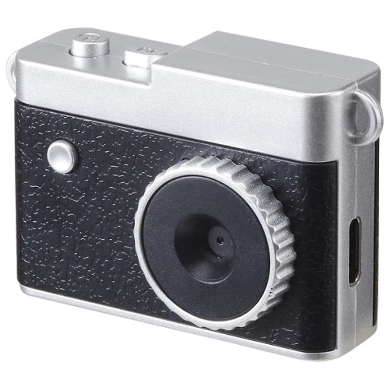 Appareil photo numérique rétro à chaîne HD intégrale 14 Mpx de Vivitar - Noir