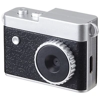Appareil photo numérique rétro à chaîne HD intégrale 14 Mpx de Vivitar - Noir