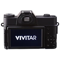 Appareil photo numérique Wi-Fi vidéo 4K de 20 Mpx VECXX101 de Vivitar - Noir