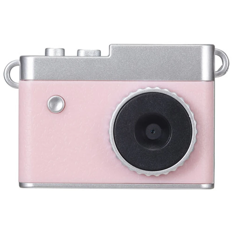 Appareil photo numérique rétro à chaîne HD intégrale 14 Mpx de Vivitar - Rose