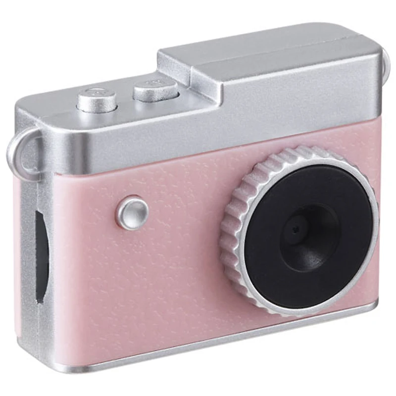 Appareil photo numérique rétro à chaîne HD intégrale 14 Mpx de Vivitar - Rose