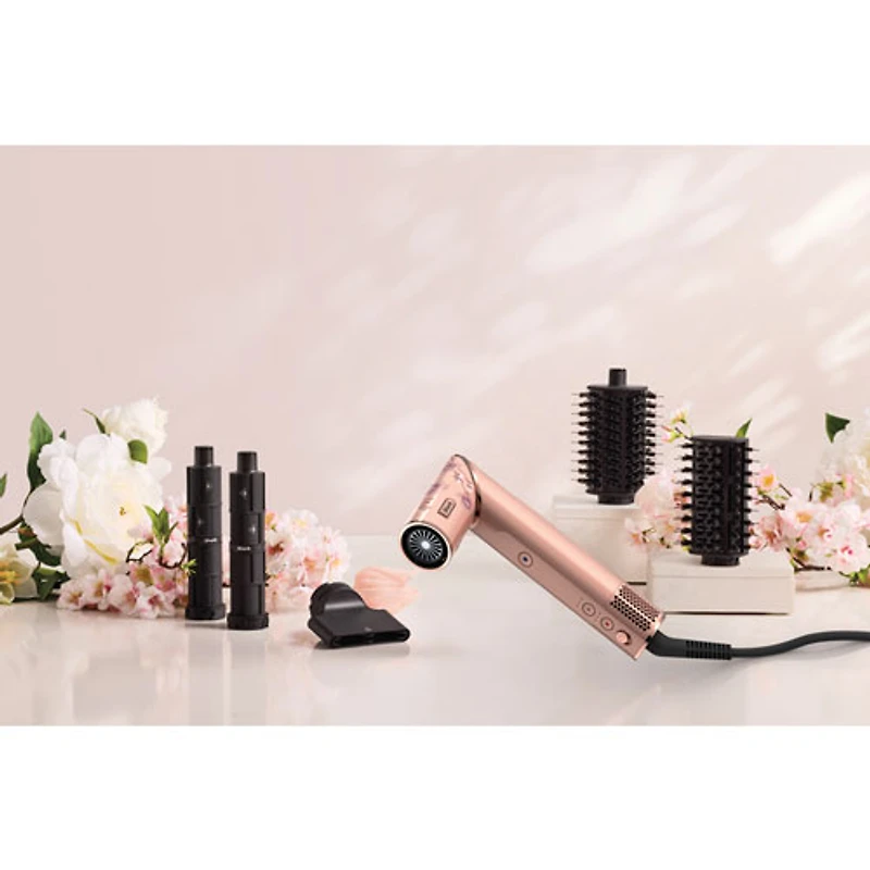 Système de séchage et de coiffure FlexStyle Air de Shark - Rose floral