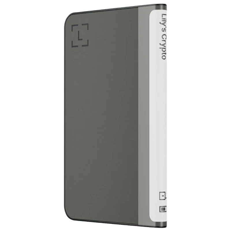 Ledger Stax 3.7" E-Ink Crypto Hardware Wallet USB-C/Bluetooth with Recovery Key - Graphite