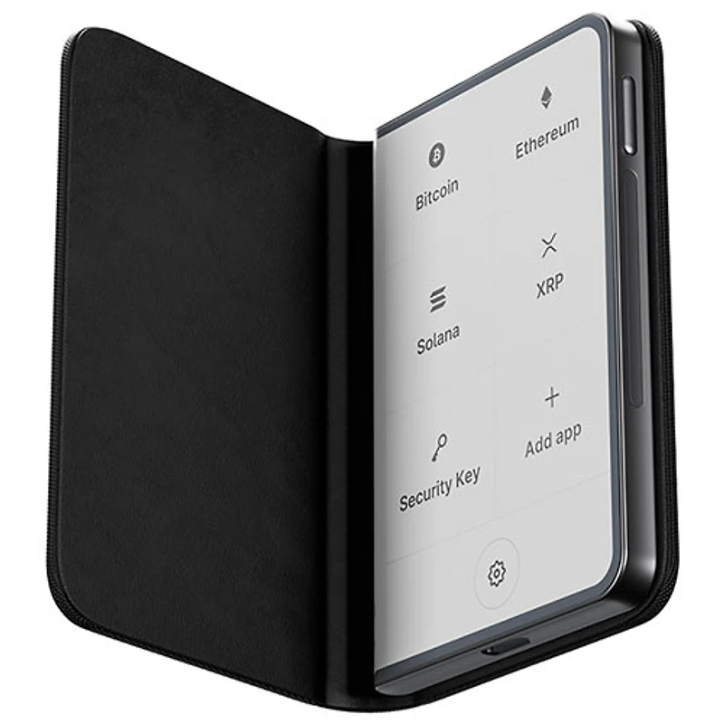 Ledger Stax 3.7" E-Ink Crypto Hardware Wallet USB-C/Bluetooth with Recovery Key - Graphite