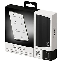 Ledger Stax 3.7" E-Ink Crypto Hardware Wallet USB-C/Bluetooth with Recovery Key - Graphite