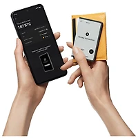Ledger Stax 3.7" E-Ink Crypto Hardware Wallet USB-C/Bluetooth with Recovery Key - Graphite