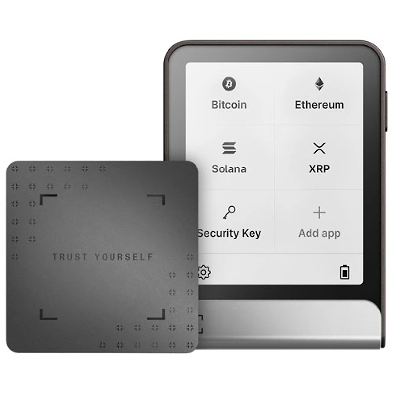 Ledger Flex 2.84" E-Ink Crypto Hardware Wallet USB-C/Bluetooth with Recovery Key - Graphite