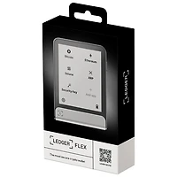 Ledger Flex 2.84" E-Ink Crypto Hardware Wallet USB-C/Bluetooth with Recovery Key - Graphite