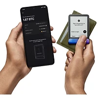 Ledger Flex 2.84" E-Ink Crypto Hardware Wallet USB-C/Bluetooth with Recovery Key - Neptune Blue