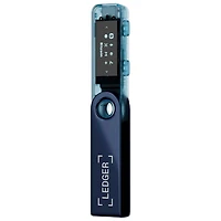 Portefeuille physique de cryptomonnaie USB-C Nano S Plus de Ledger - Bleu Neptune