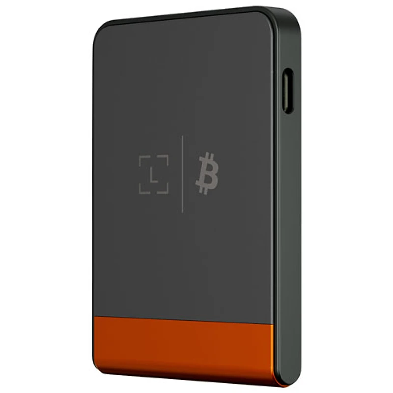 Portefeuille physique de cryptomonnaie à encre électronique 2,84 po USB-C/Bluetooth avec clé de récupération Flex de Ledger - Orange