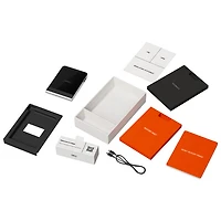 Portefeuille physique de cryptomonnaie à encre électronique 2,84 po USB-C/Bluetooth avec clé de récupération Flex de Ledger - Orange