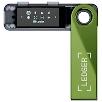 Portefeuille physique de cryptomonnaie USB-C Nano S Plus de Ledger - Vert oxydé