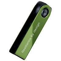 Portefeuille physique de cryptomonnaie USB-C Nano S Plus de Ledger - Vert oxydé