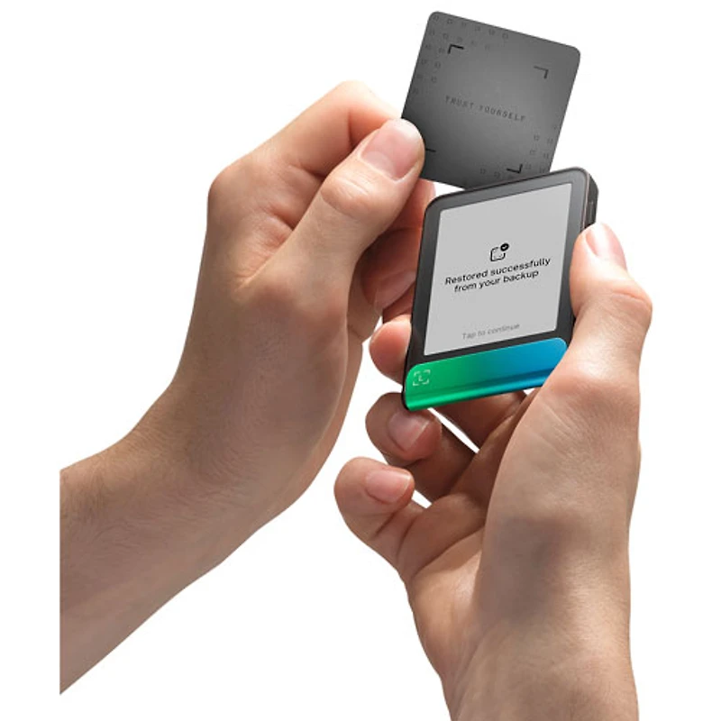 Portefeuille physique de cryptomonnaie à encre électronique 2,84 po USB-C/Bluetooth avec clé de récupération Flex de Ledger