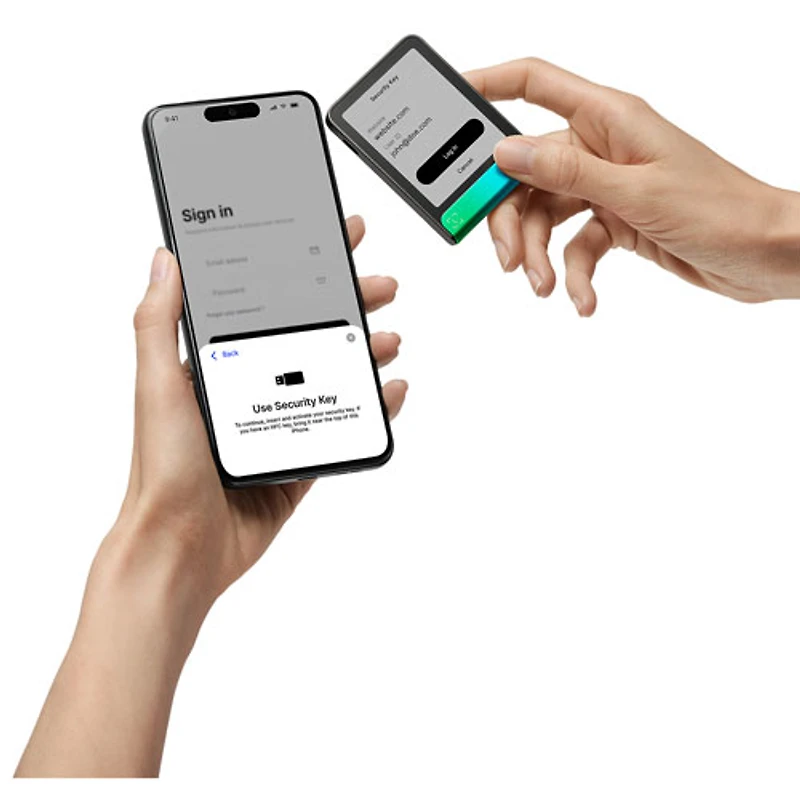 Portefeuille physique de cryptomonnaie à encre électronique 2,84 po USB-C/Bluetooth avec clé de récupération Flex de Ledger