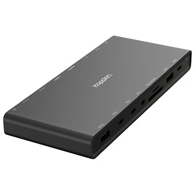 Kopplen 14-Ports USB-C Hub with Power Delivery (DCK-STN65BLK)