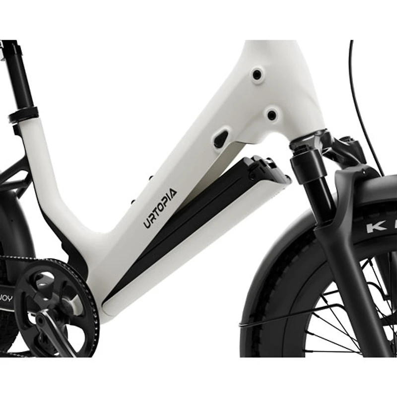 Vélo de promenade électrique à gros pneus à cadre bas Joy Carbon d'Urtopia (moteur 750 W/autonomie 112 km/vitesse maximale 32 km/h