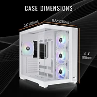 Thermaltake View Gaming PC (AMD Ryzen 7 7800X3D/32GB RAM/1TB SSD/Radeon RX 9070 XT) - English - Only at Best Buy