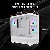 Thermaltake LCGS View Gaming PC (Intel Core i7-14700F/32GB RAM/2TB SSD/NVIDIA GeForce RTX 5060/Windows 11) - Eng
