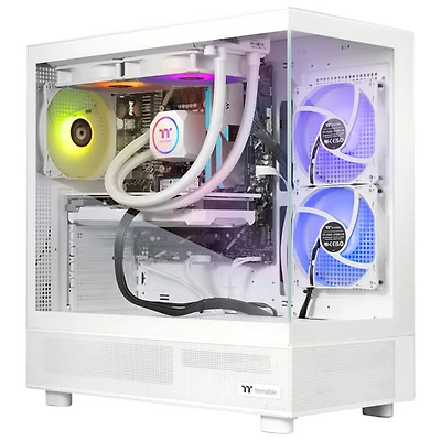 Thermaltake LCGS View Gaming PC (AMD Ryzen 7 7800X3D/32GB RAM/1TB SSD/RX 9060 XT) - Eng - Only at Best Buy