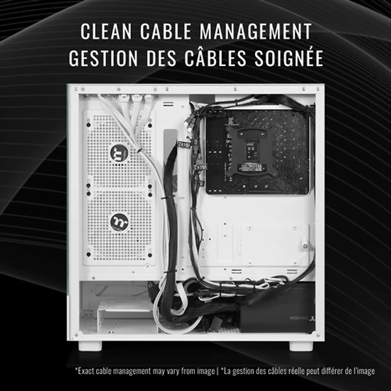 Thermaltake LCGS View Gaming PC (AMD Ryzen 7 7800X3D/32GB RAM/1TB SSD/RX 9060 XT) - Eng - Only at Best Buy